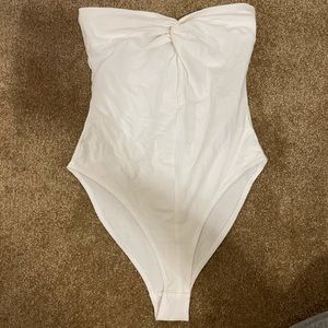 White knot bodysuit